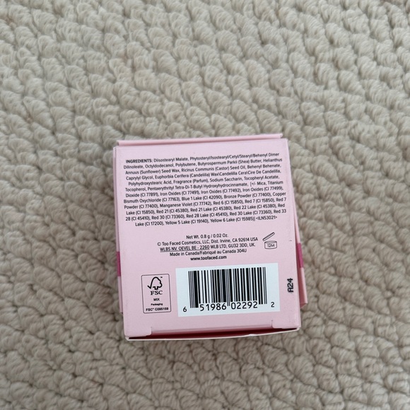 Too Faced Pink Bauble Gloss Ring with Bow - Picture 2 of 5